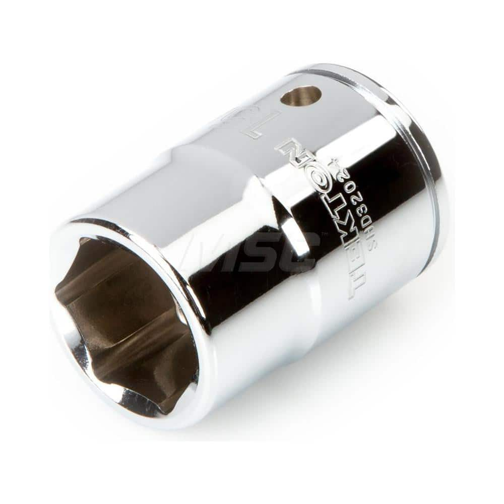 Hand Socket: 3/4″ Drive, 15/16″ Socket, 6-Point Chrome-Plated & Polished