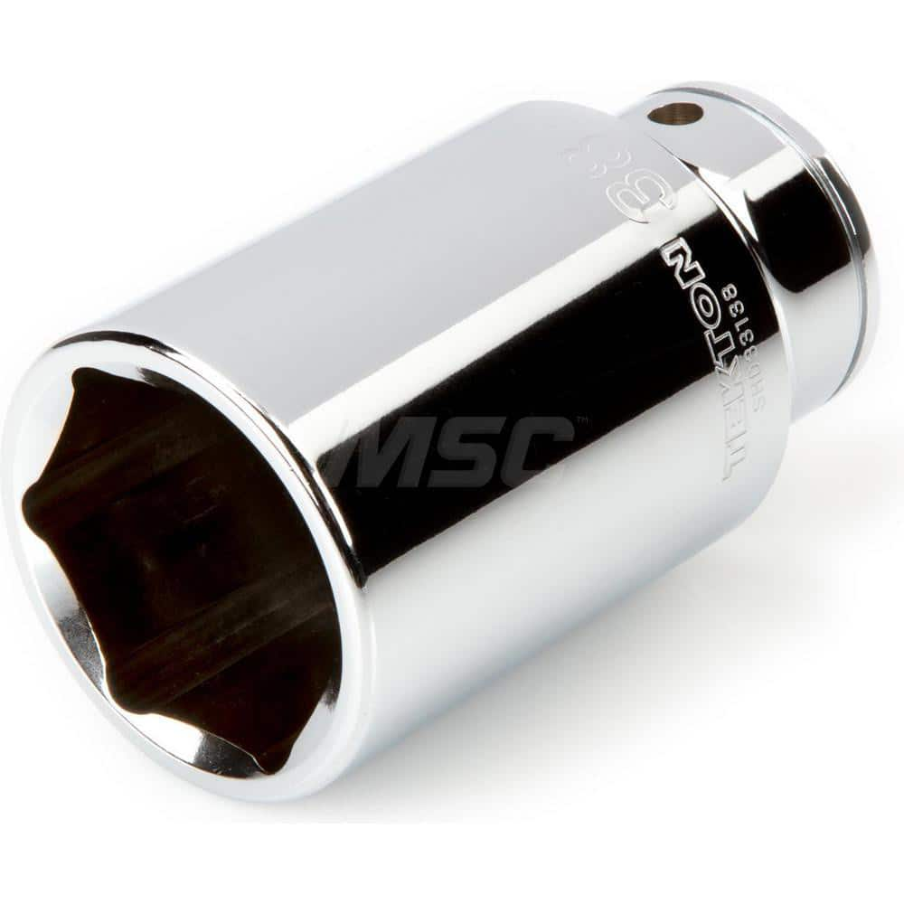 Hand Socket: 3/4″ Drive, 38 mm Socket, 6-Point Chrome-Plated & Polished