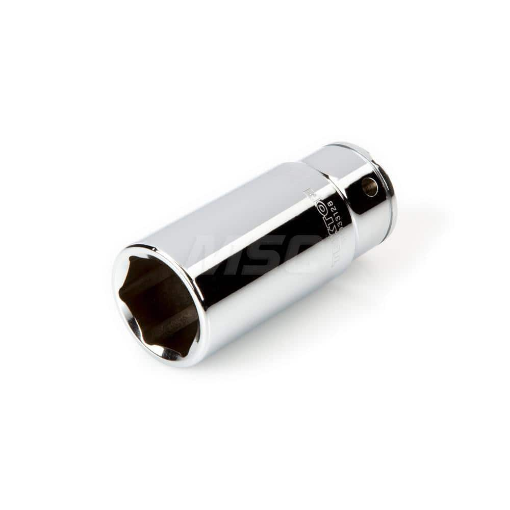 Hand Socket: 3/4″ Drive, 28 mm Socket, 6-Point Chrome-Plated & Polished