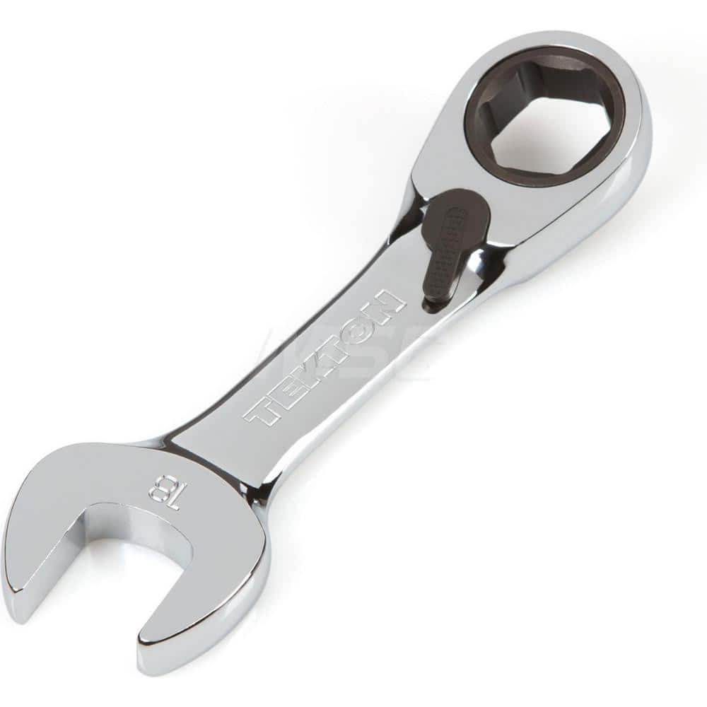 Combination Wrench: Chrome, Chrome-Plated