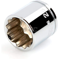 Hand Socket: 3/8″ Drive, 23 mm Socket, 12-Point Chrome-Plated & Polished