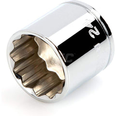 Hand Socket: 3/8″ Drive, 24 mm Socket, 12-Point Chrome-Plated & Polished