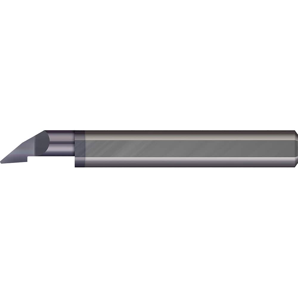 Profiling Tools; Minimum Bore Diameter (Decimal Inch): 1/4; Maximum Bore Depth (Decimal Inch): 1/2; Radius: 0.0080; Overall Length (Decimal Inch): 2-1/2; Shank Diameter (Inch): 5/16; Projection: Projection; Finish/Coating: AlTiN; Projection (Decimal Inch)