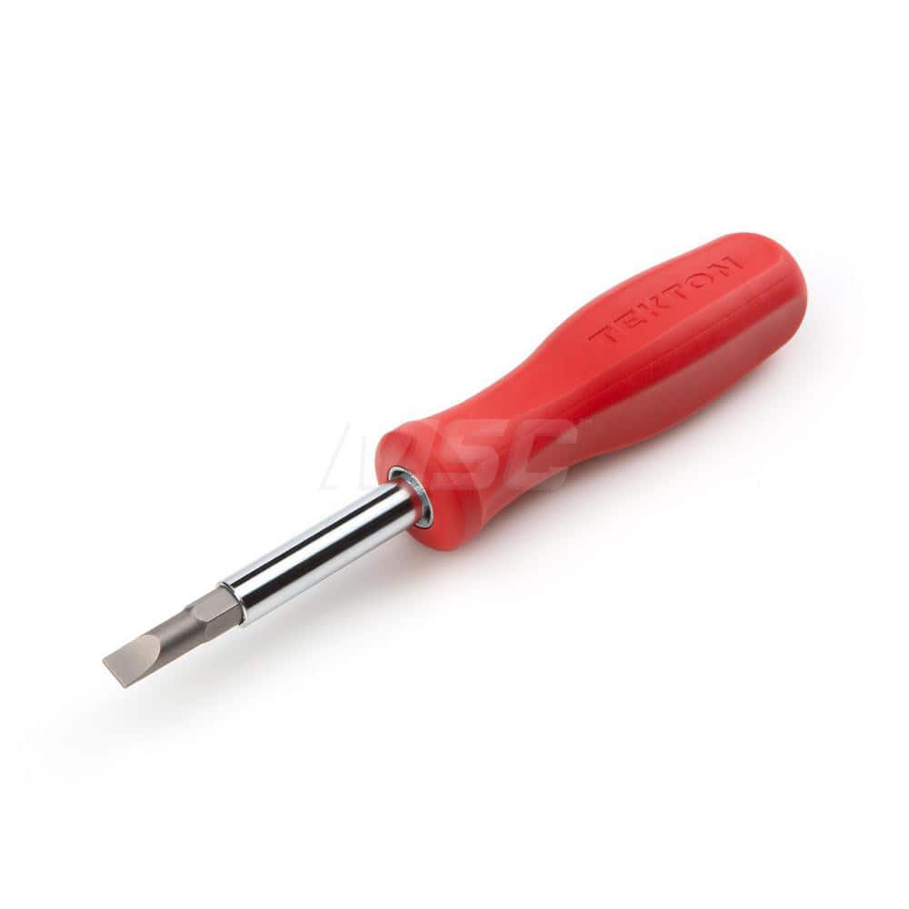 6-in-1 Slotted Driver (3/16 in. x 1/4 in., 1/8 in. x 5/16 in., Red)