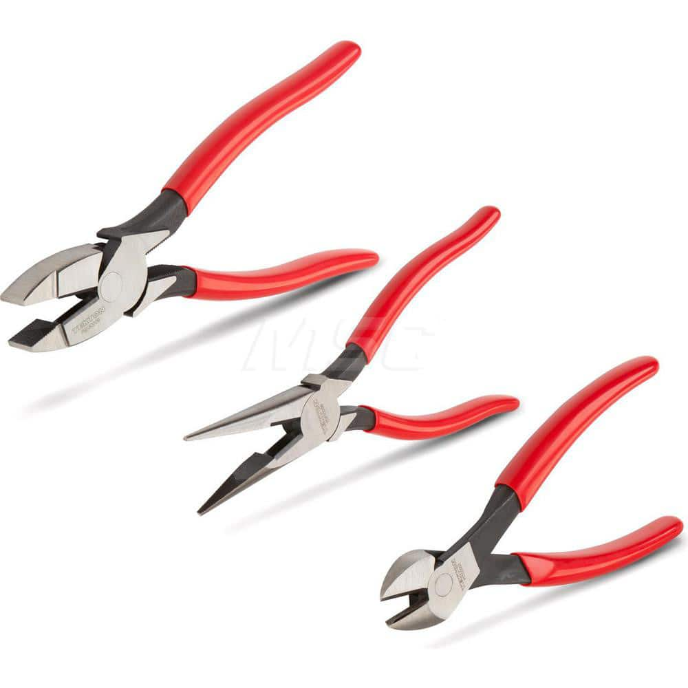 Plier Set: 3 Pc