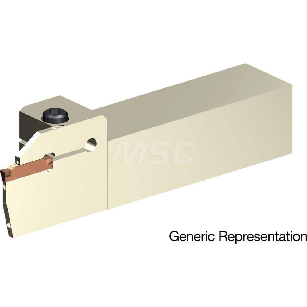 Indexable Cutoff Toolholder: 3/4″ Max Depth of Cut, 1-1/2″ Max Workpiece Dia, Right Hand 3/4″ Shank Height, 3/4″ Shank Width, Uses GCMN Inserts, Series GND