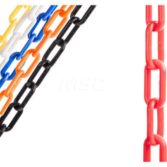 Barrier Rope & Chain; Material: Plastic; Rope/Chain Material: Plastic; Hook Fitting Material: Plastic; Snap End Material: None; Color: Red; Length (Feet): 50.00; 50.000; Overall Length: 50.00