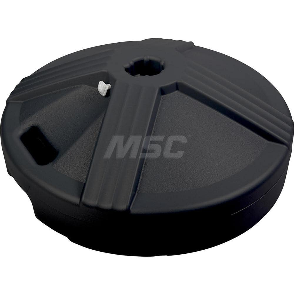 Patio Furniture Parts & Accessories; Type: Umbrella Base; Material: HDPE; Concrete; Color/Finish: Black