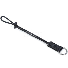 Tool Holding Accessories; Type: Single D Ring Web Tether with Corded; Connection Type: D-Ring; Length: 10.0000; Length (Decimal Inch): 10.0000; Color: Black