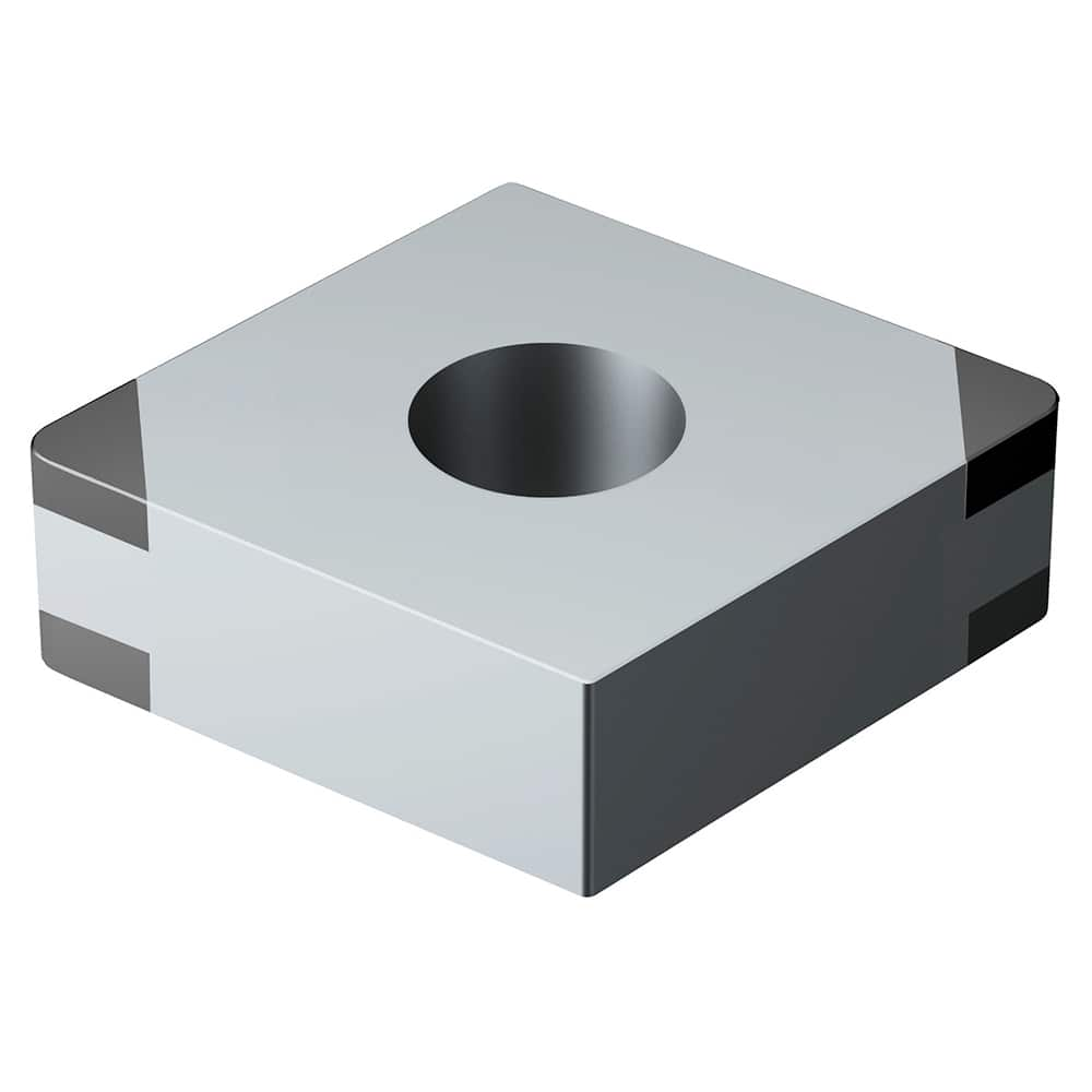 Turning Insert:  CNGA432AA 7014,  Cubic Boron Nitride Uncoated Finish,  Neutral,  0.0313″ Corner Radius,  N/A Diamond 80 ™,  Series  T-Max P