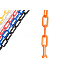 Barrier Rope & Chain; Material: Plastic; Rope/Chain Material: Plastic; Hook Fitting Material: Plastic; Snap End Material: None; Color: Orange; Length (Feet): 100.00; 100.000; Overall Length: 100.00