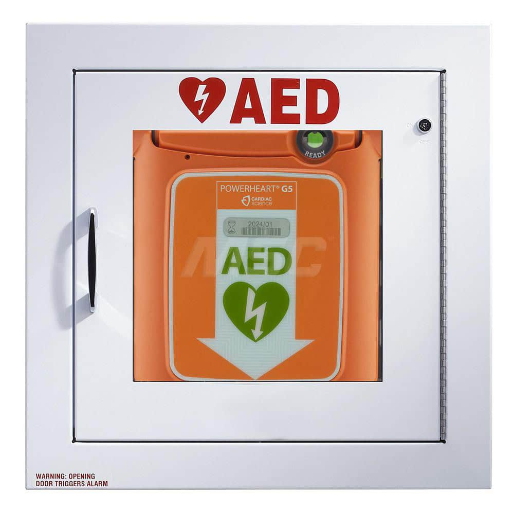 Cabinet for Defibrillators For Use with Powerheart G5 AED