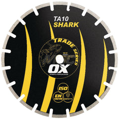 Wet & Dry Cut Saw Blade: 12″ Dia, 1″ Arbor Hole Use on Asphalt, Standard Arbor