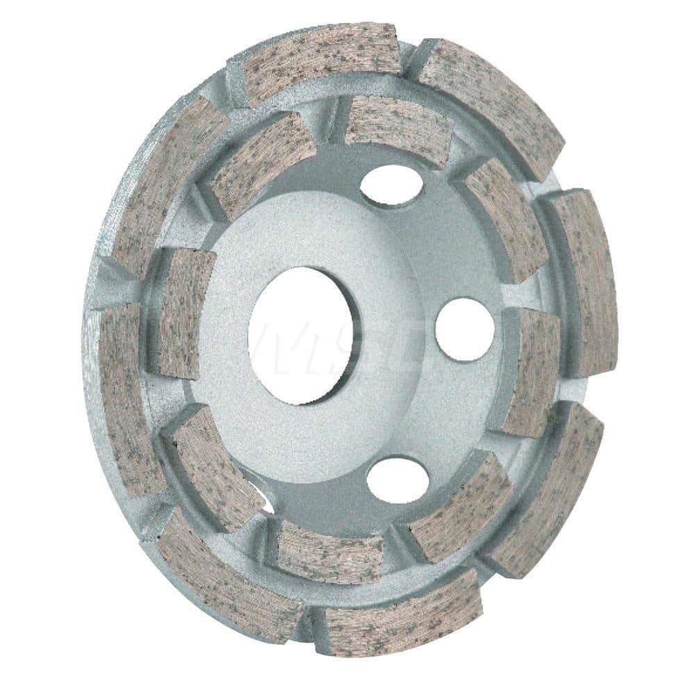 Surface Grinding Wheel: 4″ Dia, 1-1/8″ Thick, 7/8″ Hole, 50 & 60 Grit Type 27, Diamond