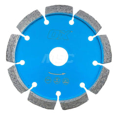 Wet & Dry Cut Saw Blade: 5″ Dia, 5/8 & 7/8″ Arbor Hole Use on Crack Chasing, Standard Arbor