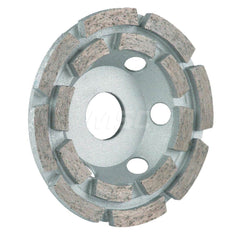 Surface Grinding Wheel: 5″ Dia, 1-3/16″ Thick, 7/8″ Hole, 50 & 60 Grit Type 27, Diamond