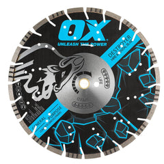 Wet & Dry Cut Saw Blade: 20″ Dia, 1″ Arbor Hole Use on Universal Hard & Reinforced Concrete, Standard Arbor