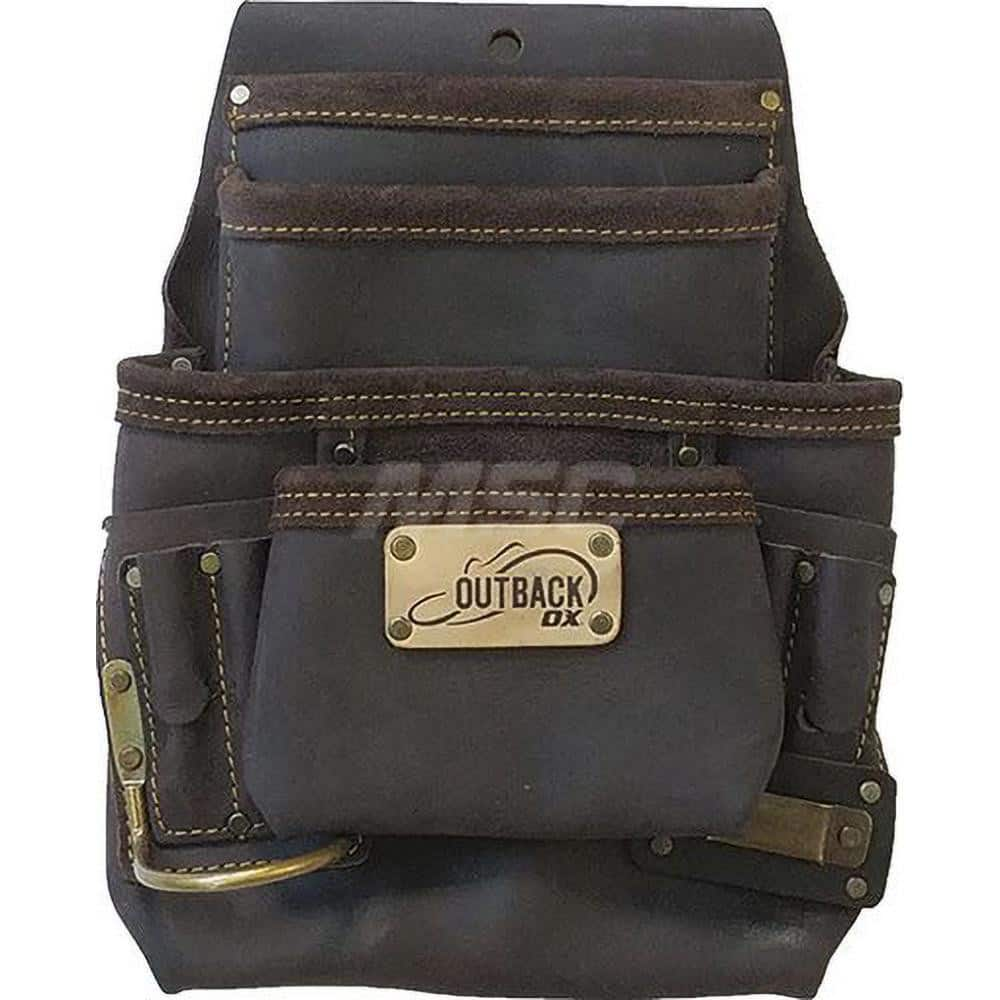 Tool Pouches & Holsters; Holder Type: Carpenters Nail & Tool Bag; Tool Pouch; Tool Type: General Purpose; Material: Oil-Tanned Leather; Color: Brown; Number of Pockets: 10.000; Minimum Order Quantity: Oil-Tanned Leather; Mat: Oil-Tanned Leather; Material: