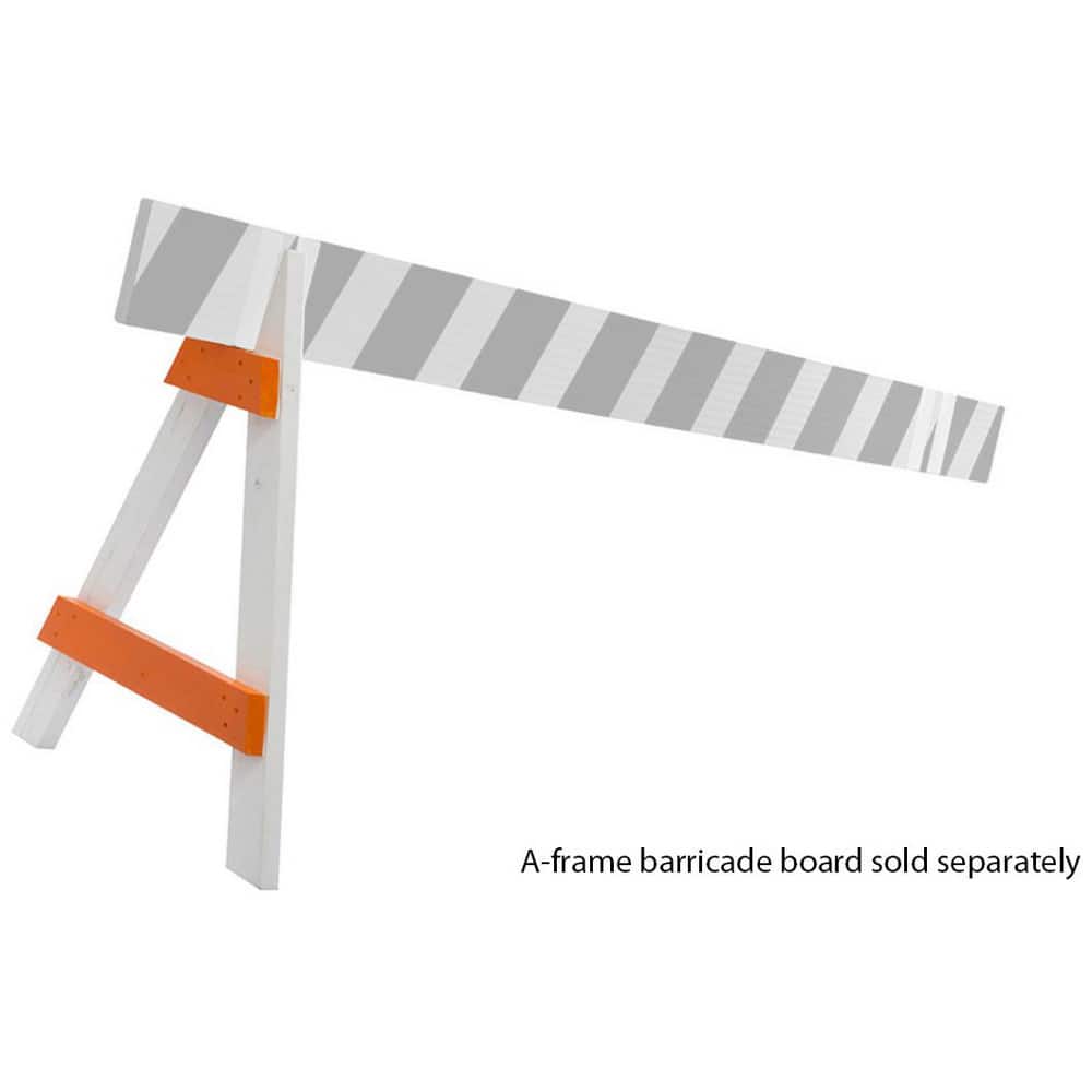 Wood A-Frame Traffic Barricade Leg