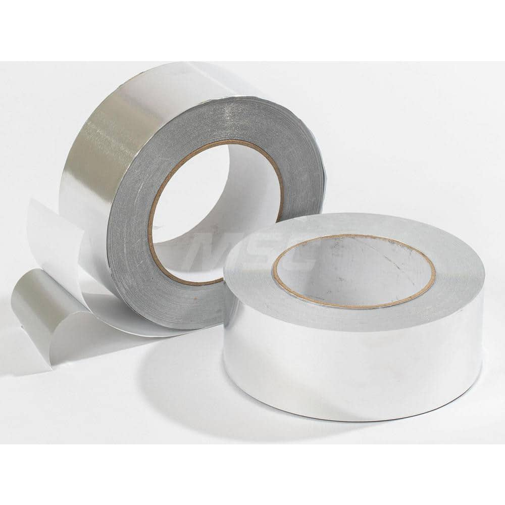 Duct Tape: 200 mm Wide, 3.2 mil Thick, Aluminum Foil Acrylic Adhesive, 20 lb/in Tensile Strength, Series ALTC