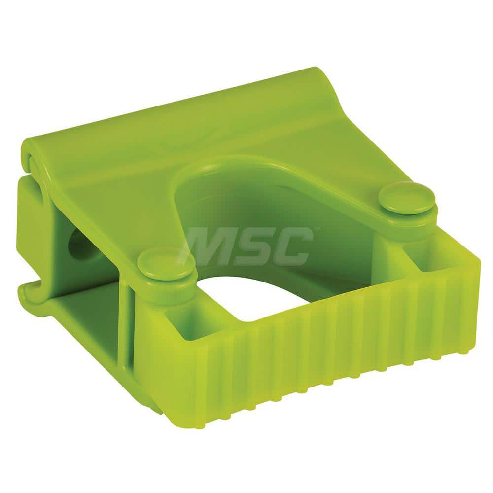 Mop & Broom Wall Hooks; Type: Wall Bracket; Number Of Holders: 1.000; Maximum Load Capacity: 6.61; Material: Polypropylene; TPE Rubber; Polyamide; Color: Lime; Width (Inch): 3.43