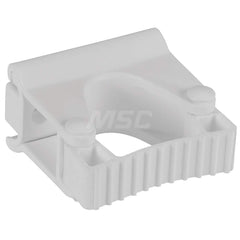 Mop & Broom Wall Hooks; Type: Wall Bracket; Number Of Holders: 1.000; Maximum Load Capacity: 6.61; Material: Polypropylene; TPE Rubber; Polyamide; Color: White; Width (Inch): 3.43