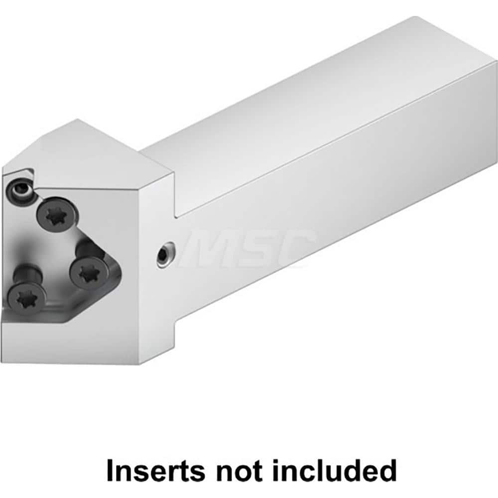 Indexable Cutoff Toolholder: 17.75 mm Max Depth of Cut, 17.75 mm Max Workpiece Dia, Left Hand 32 mm Shank Height, 32 mm Shank Width, Uses Beyond Evolution Blades Inserts, Series Beyond Evolution