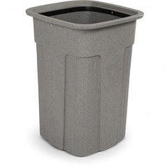 Toter - Trash Cans & Recycling Containers Type: Trash Can Container Shape: Square - Exact Industrial Supply