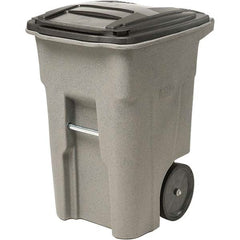 Toter - Trash Cans & Recycling Containers Type: Trash Can Container Shape: Rectangle - Exact Industrial Supply