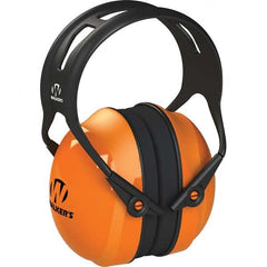 Earmuffs: Polyvinylchloride Cushion PVC Cushion, Hi-Viz Orange Cups, ANSI ANSI S3.19-1974