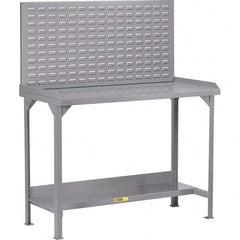 Little Giant - Stationary Work Benches, Tables Type: Work Bench Top Material: 12 Gauge Steel - Exact Industrial Supply