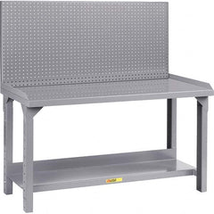 Little Giant - Stationary Work Benches, Tables Type: Work Bench Top Material: 12 Gauge Steel - Exact Industrial Supply