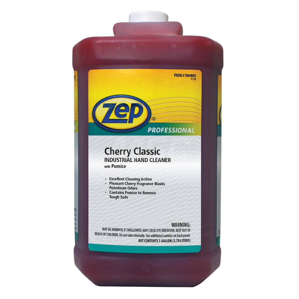 Hand Cleaner: 1 gal Bottle Liquid, Red, Cherry Scent