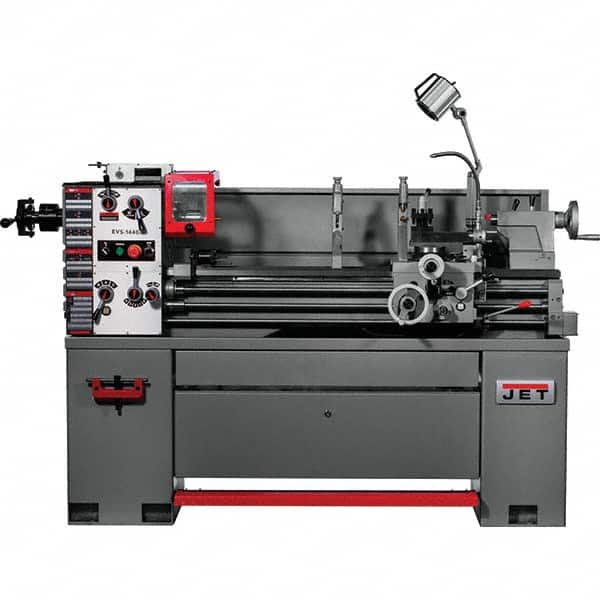 Jet - Bench, Engine & Toolroom Lathes Machine Type: Bench Lathe Spindle Speed Control: Electronic Variable Speed - Exact Industrial Supply