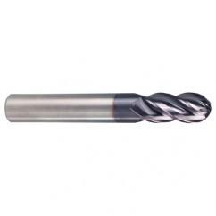 4mmTuffCut XR 4 Flute Carbide End Mill Ball Nose - Exact Industrial Supply