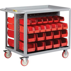 Little Giant - Bin Shelving Type: Bin Storage Cabinet Overall Height (Inch): 34 - Exact Industrial Supply