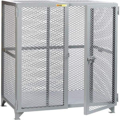 Little Giant - 1 Shelf Storage Cabinet - Steel, 73" Wide x 33" Deep x 52" High - Exact Industrial Supply