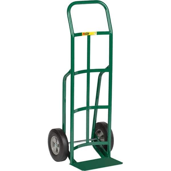 Little Giant - 800 Lb Capacity 47" OAH Hand Truck - Continuous Handle, Steel, Rubber Wheels - Exact Industrial Supply