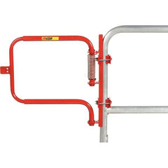 Little Giant - Steel Rail Safety Gate - Fits 22-1/2 to 36" Clear Opening, 3" Wide, - Exact Industrial Supply