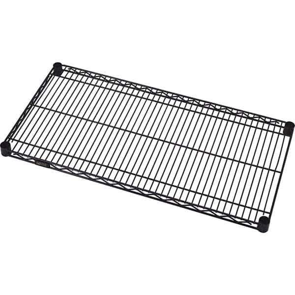 Quantum Storage - 1 Shelf Wire Shelving Unit - 24" Wide x 48" Deep x 1" High, - Exact Industrial Supply