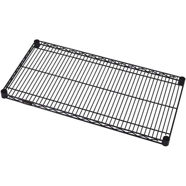 Quantum Storage - 1 Shelf Wire Shelving Unit - 12" Wide x 48" Deep x 1" High, - Exact Industrial Supply