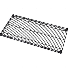 Quantum Storage - 1 Shelf Wire Shelving Unit - 12" Wide x 36" Deep x 1" High, - Exact Industrial Supply
