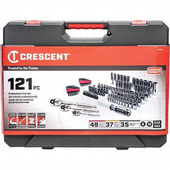 Crescent - Combination Hand Tool Sets Tool Type: Mechanic's Tool Set Number of Pieces: 121 - Exact Industrial Supply
