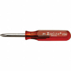 Xcelite - Phillips Screwdrivers Tool Type: Standard Phillips Handle Style/Material: Acetate - Exact Industrial Supply