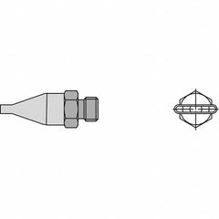 Weller - Soldering Iron Tips; Type: Flat Nozzle ; For Use With: HAP1; HAP200; WXHAP200