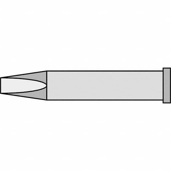 Weller - Soldering Iron Tips; Type: Chisel Tip ; For Use With: WP120; WXP120 - Exact Industrial Supply