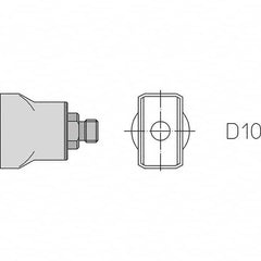 Weller - Soldering Iron Tips; Type: Hot Gas Nozzle ; For Use With: HAP1; HAP200; WXHAP200 - Exact Industrial Supply