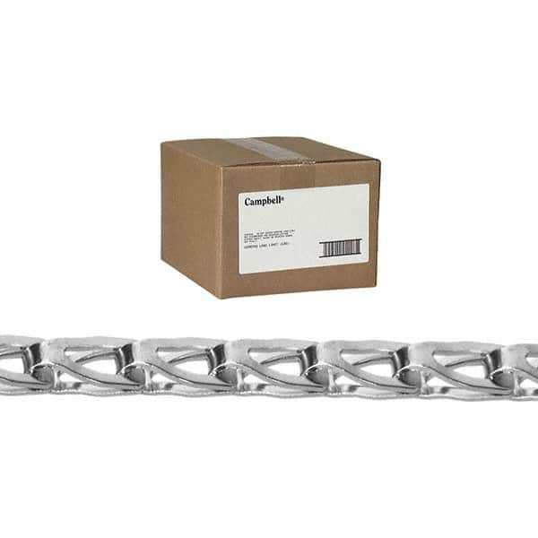 Campbell - Weldless Chain; Type: Sash Chain ; Load Capacity (Lb.): 106 ; Trade Size: #35 ; Chain Diameter (Decimal Inch): 0.0400 ; Finish/Coating: Copper ; PSC Code: 4010 - Exact Industrial Supply