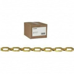 Campbell - Weldless Chain; Type: Sash Chain ; Load Capacity (Lb.): 131 ; Trade Size: #40 ; Chain Diameter (Decimal Inch): 0.0400 ; Finish/Coating: Copper ; PSC Code: 4010 - Exact Industrial Supply