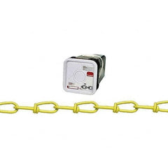 Campbell - Weldless Chain; Type: Double Loop Chain ; Load Capacity (Lb.): 255 ; Trade Size: #2/0 ; Chain Diameter (Decimal Inch): 0.1400 ; Finish/Coating: Polycoated ; PSC Code: 4010 - Exact Industrial Supply